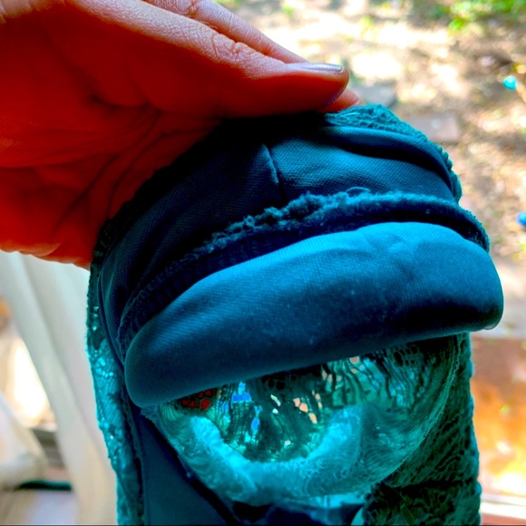 REMAIN Lace Dress Turquoise size M - Picture 7 of 14